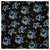 Tropical Mecanico Estampado Negro Flor Ramillete Azul - comprar online