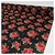 Tropical Mecanico Estampado Negro Flores Rojo Ramito Verde en internet