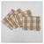 Servilletas Premium X 4 Cuadro Beige-natural