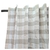 Cortina Picnic Corta Cuadro Beige-natural