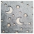 Polar Fleece Luminico Negro Lunas y Estrellas - comprar online