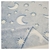 Polar Fleece Luminico Azul Lunas y Estrellas - Tienda Los Angeles - Telas y Blanco Hogar