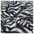 Crepe Cey Animal Print Acebrado Marron-negro