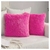 Funda Almohadon Pelo Corto Fucsia