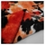 Polar Sherpa Estampado Manchas Negro Coral y Salmon - Tienda Los Angeles - Telas y Blanco Hogar