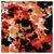 Polar Sherpa Estampado Manchas Negro Coral y Salmon - comprar online