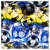 Polar Estampado Con Simil Corderito Azul Grafitto Pelotas - comprar online