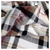 Polar Estampado Con Simil Corderito Blanco Cuadro Negro-rojo-beige