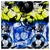 Polar Soft Estampado Azul Grafitto Pelotas - comprar online