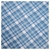 Jersey de Algodon Estampado Escoses Azul y Celeste - comprar online