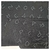 Interlock Estampado Negro Letras Blancas - Tienda Los Angeles - Telas y Blanco Hogar