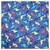 Interlock Estampado Fondo Azul Francia Dinos de Colores - comprar online