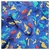 Interlock Estampado Fondo Azul Francia Dinos de Colores