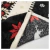 Polar Soft Estampado Guardas Cuadro Flores Rojo Negro - Tienda Los Angeles - Telas y Blanco Hogar