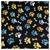 Micropolar Estampado Negro Patitas - comprar online