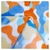 Polar Soft Estampado Camuflado Turquesa Naranja - Tienda Los Angeles - Telas y Blanco Hogar