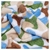 Polar Soft Estampado Camuflado Azul Verde Militar