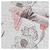 Cuerina Alfa Estampada Jaspeado Gris Flores Ramito Rojo Ne
