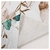 Cuerina Alfa Estampada Blanco Hojas Lineales Vison - Tienda Los Angeles - Telas y Blanco Hogar