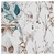 Cuerina Alfa Estampada Blanco Hojas Lineales Vison - comprar online