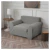 Funda de Sillon 1 Cuerpo Gris Claro