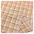 Lino Hindu Raipur Cuadro Salmon Beige - Tienda Los Angeles - Telas y Blanco Hogar