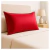 Funda de Almohada de Saten Rojo