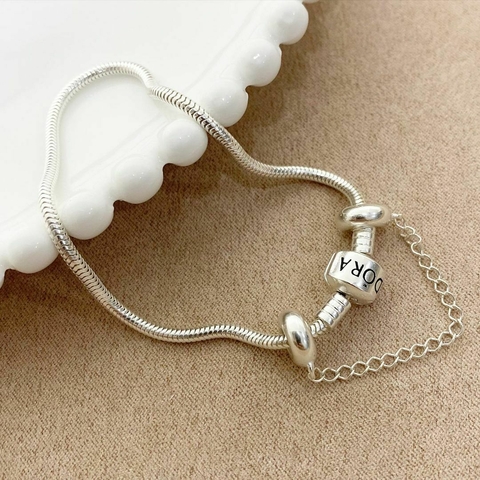Pulseira de Berloques Quadrada