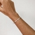 Bracelete Aro Rígido Liso 3mm - P na internet