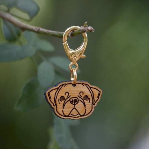 Tag de Identificação Pug