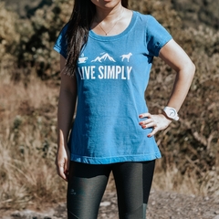 Camiseta Live Simply - Dog Hypster (feminina) na internet