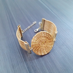 Pulseira Capim Dourado 25mm . Código P11. - comprar online