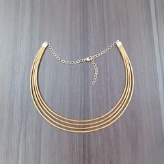 Gargantilha Capim Dourado 20mm. Código G3. - comprar online