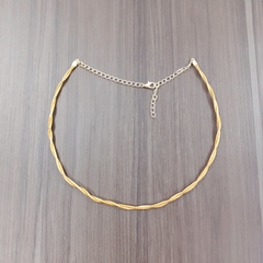 Gargantilha Capim Dourado 5mm. Código G7. - comprar online