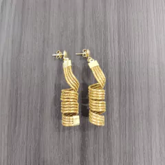 Brinco Capim Dourado. Código B19.