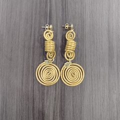 Brinco Capim Dourado. Código B14.