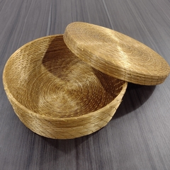 Porta Joia de Capim Dourado 20 cm. Código PJ1.