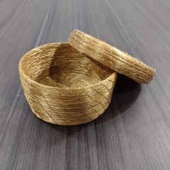 Porta Joia de Capim Dourado 10 cm. Código PJ2.