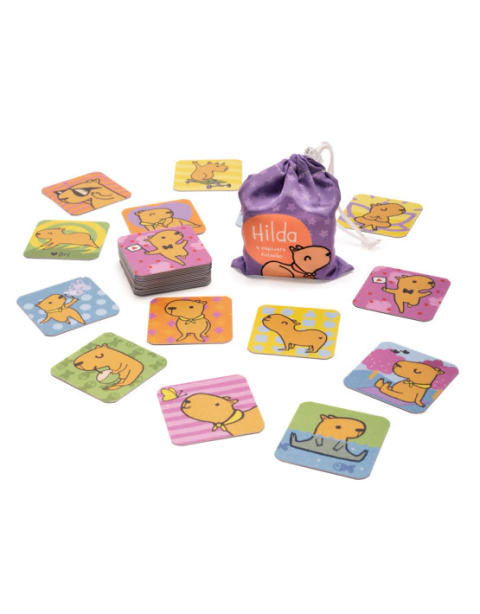 Jogo da Memória Hilda Capivara