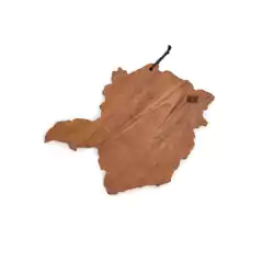 Tábua Madeira Mapa Minas Gerais