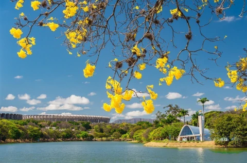 Fotografia Antonio Salaverry - Igreja e Lagoa da Pampulha