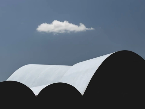 Fotografia Antonio Salaverry - Igreja da Pampulha p e b