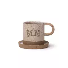 Xícara Cerâmica Artesanal Ícones na internet