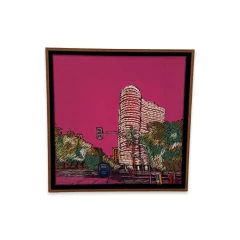 Bordado Belo Horizonte por Gaby Aragão