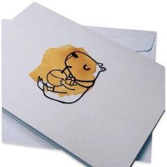 Cartão Ilustrado - Capivara Água de Côco - comprar online