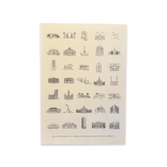 Gravura e Moldura Ícones de BH - Grande