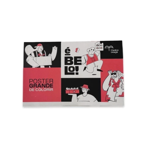 Poster Grande de colorir é belo!