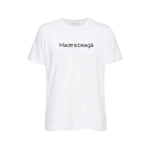 Camiseta Made in Beagá - Branco