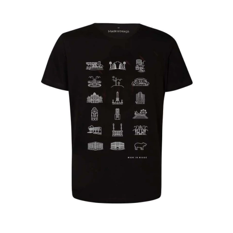 Camiseta Ícones - Preta