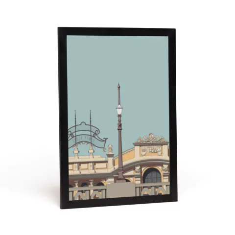 Gravura Fachada Frontal - Serraria Souza Pinto